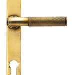Aged Brass Brompton Slimline Lever Espag. Lock Set | 45499