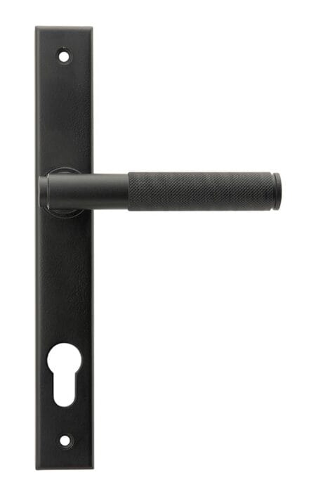 Matt Black Brompton Slimline Lever Espag. Lock Set | 45528