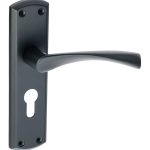 Monza Euro Profile - Matt Black | Door Hardware (63724)