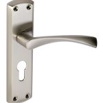 Monza Euro Profile - Satin Nickel | Door Hardware (63728)