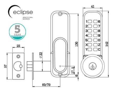 Key Override (Fire rated) | Door Hardware (70263) - Image 2