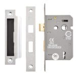 Eclipse 3 Lever Mortice Sashlock 76mm CE - Nickel Plated