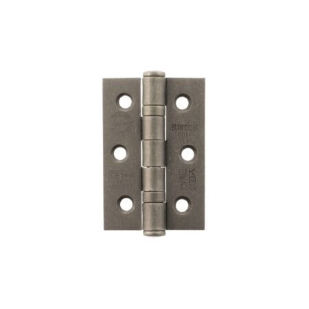 Atlantic A2H322DS Atlantic CE Fire Rated Grade 7 Ball Bearing Hinges 3" x 2" x 2mm - Distressed Silver