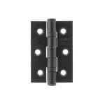 Atlantic Matt Black Atlantic CE Fire Rated Grade 7 Ball Bearing Hinges 3" x 2" x 2mm - (A2H322MB)