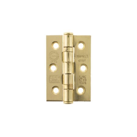 Atlantic Polished Brass Atlantic CE Fire Rated Grade 7 Ball Bearing Hinges 3" x 2" x 2mm - (A2H322PB)