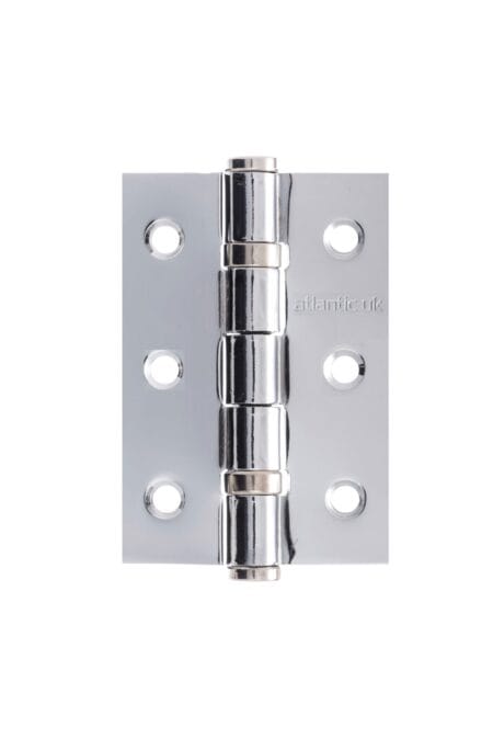 Atlantic Polished Stainless Steel Atlantic CE Fire Rated Grade 7 Ball Bearing Hinges 3" x 2" x 2mm - (A2H322PSS)