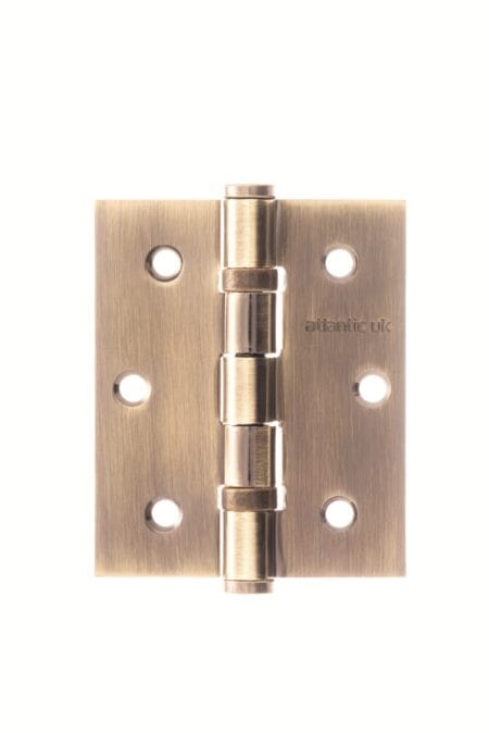 Atlantic Antique Brass Atlantic Ball Bearing Hinges 3" x 2.5" x 2.5mm - (A2HB32525AB)