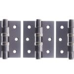 Atlantic Black Nickel Atlantic Ball Bearing Hinges 3" x 2.5" x 2.5mm set of 3 - (A2HB32525BN(3))