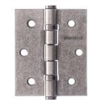 Atlantic Distressed Silver Atlantic Ball Bearing Hinges 3" x 2.5" x 2.5mm - (A2HB32525DS)