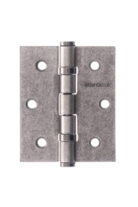 Atlantic Distressed Silver Atlantic Ball Bearing Hinges 3" x 2.5" x 2.5mm - (A2HB32525DS)