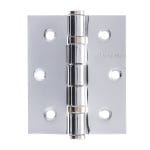 Atlantic Polished Chrome Atlantic Ball Bearing Hinges 3" x 2.5" x 2.5mm - (A2HB32525PC)
