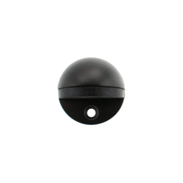 Atlantic Matt Black Atlantic Half-Moon Contract Floor Mounted Door Stop - (ADSHMCMB)