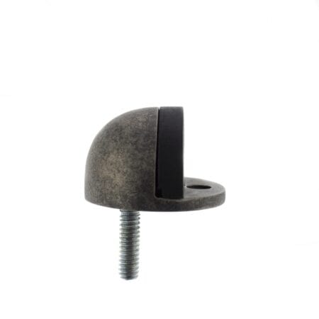 Atlantic Distressed Silver Atlantic Half-Moon Premium Floor Mounted Door Stop - (ADSHMPDS)