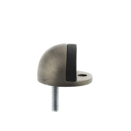 Atlantic Matt Gun Metal Atlantic Half-Moon Premium Floor Mounted Door Stop - (ADSHMPMBN)