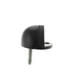 Atlantic Matt Black Atlantic Half-Moon Premium Floor Mounted Door Stop - (ADSHMPMB)