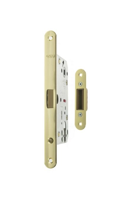 Atlantic Polished Brass AGB Polaris 2XT Magnetic Euro Profile Sashlock 60mm backset - (AGB2XTEPB)