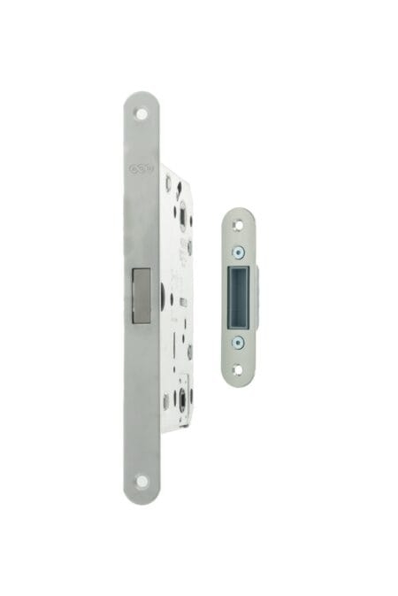 Atlantic Satin Chrome AGB Polaris 2XT Magnetic Bathroom Lock 60mm backset - (AGB2XTWCSC)