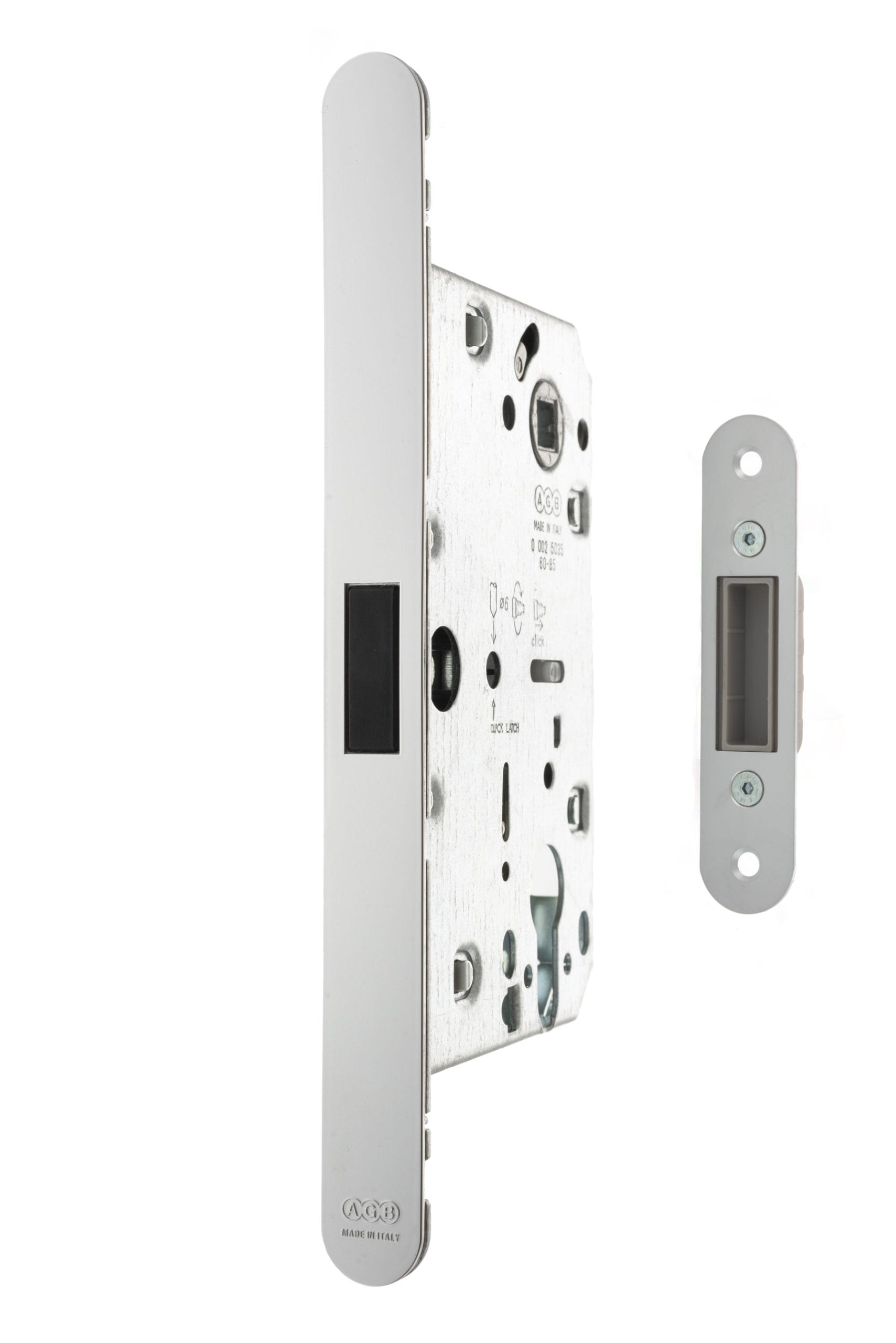 AGBMLEPC_AGB-MAGNETIC-EURO-SASHLOCK_POLISHED-CHROME_HR.jpg Atlantic Polished Chrome AGB Revolution XT Magnetic Euro Profile Sashlock 60mm backset - (AGBMLEPC) - Image 1