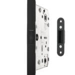 Atlantic Matt Black AGB Revolution XT Magnetic Bathroom Lock 60mm backset - (AGBMLWCMB)