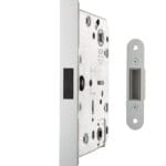 Atlantic Polished Chrome AGB Revolution XT Magnetic Bathroom Lock 60mm backset - (AGBMLWCPC)