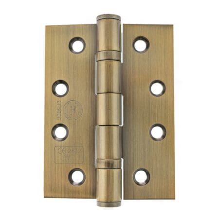 Atlantic Antique Brass Atlantic Ball Bearing Hinges Grade 13 Fire Rated 4" x 3" x 3mm - (AH1433AB)