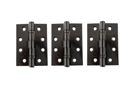 Atlantic Black Nickel Atlantic Ball Bearing Hinges Grade 13 Fire Rated 4" x 3" x 3mm set of 3 - (AH1433BN(3))