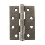 Atlantic Distressed Silver Atlantic Ball Bearing Hinges Grade 13 Fire Rated 4" x 3" x 3mm - (AH1433DS)