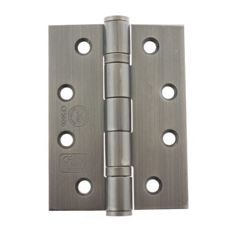 Atlantic Matt Gun Metal Atlantic Ball Bearing Hinges Grade 13 Fire Rated 4" x 3" x 3mm - (AH1433MBN)