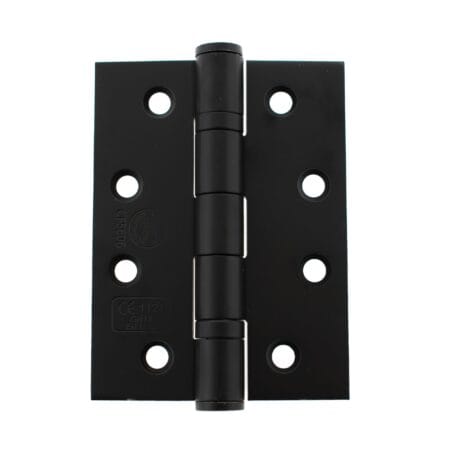 Atlantic Matt Black Atlantic Ball Bearing Hinges Grade 13 Fire Rated 4" x 3" x 3mm - (AH1433MB)