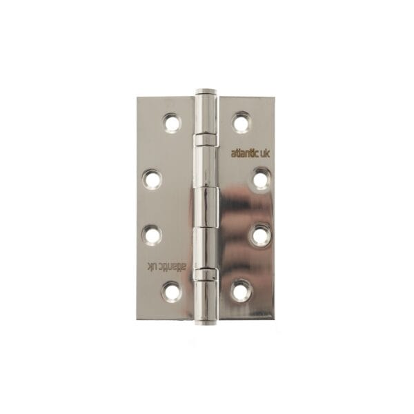Polished Stainless Steel Atlantic Slim Knuckle Ball Bearing Hinges 4" x 2.5" x 2.5mm - (AH42525PSS)