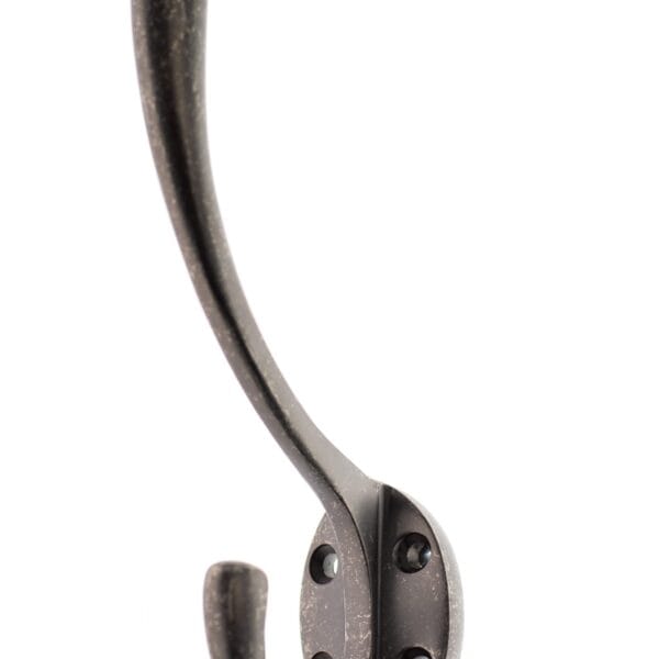 Distressed Silver Atlantic Traditional Hat & Coat Hook - (AHCHDS)