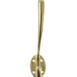 Polished Brass Atlantic Traditional Hat & Coat Hook - (AHCHPB)