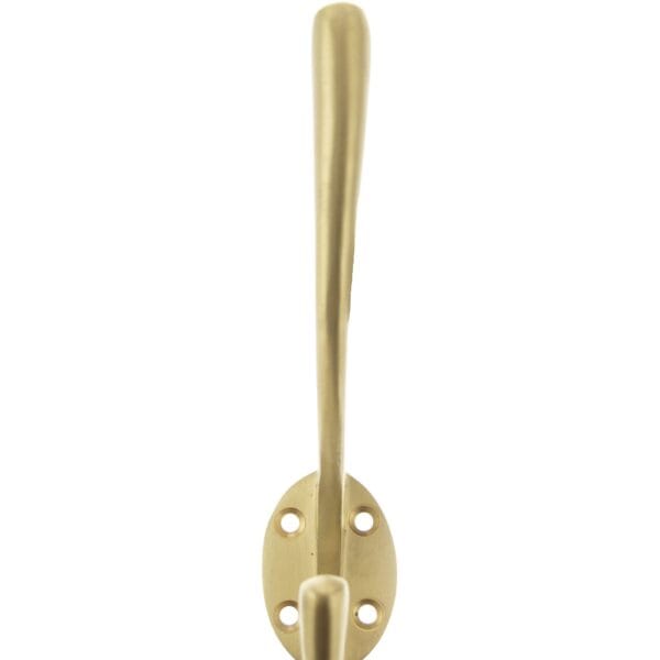 Satin Brass Atlantic Traditional Hat & Coat Hook - (AHCHSB)