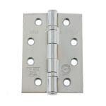 Polished Chrome Atlantic Ball Bearing Hinges Grade 11 Fire Rated 4" x 3" x 2.5mm - (AHG111433PC)