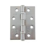 Satin Chrome Atlantic Ball Bearing Hinges Grade 11 Fire Rated 4" x 3" x 2.5mm - (AHG111433SC)