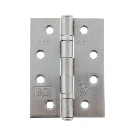 Satin Chrome Atlantic Ball Bearing Hinges Grade 11 Fire Rated 4" x 3" x 2.5mm - (AHG111433SC)