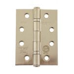 Satin Nickel Atlantic Ball Bearing Hinges Grade 11 Fire Rated 4" x 3" x 2.5mm - (AHG111433SN)