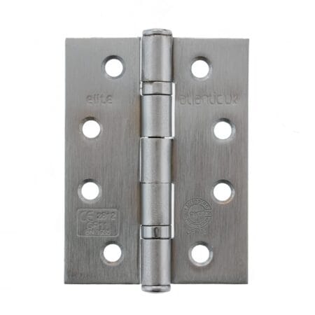 Satin Stainless Steel Atlantic Ball Bearing Hinges Grade 11 Fire Rated 4" x 3" x 2.5mm - (AHG111433SSS)