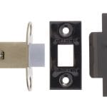Atlantic Black Nickel Atlantic Bolt Through Tubular Latch 2.5" - (AL25BN)