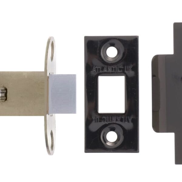 Atlantic Black Nickel Atlantic Bolt Through Tubular Latch 2.5" - (AL25BN)