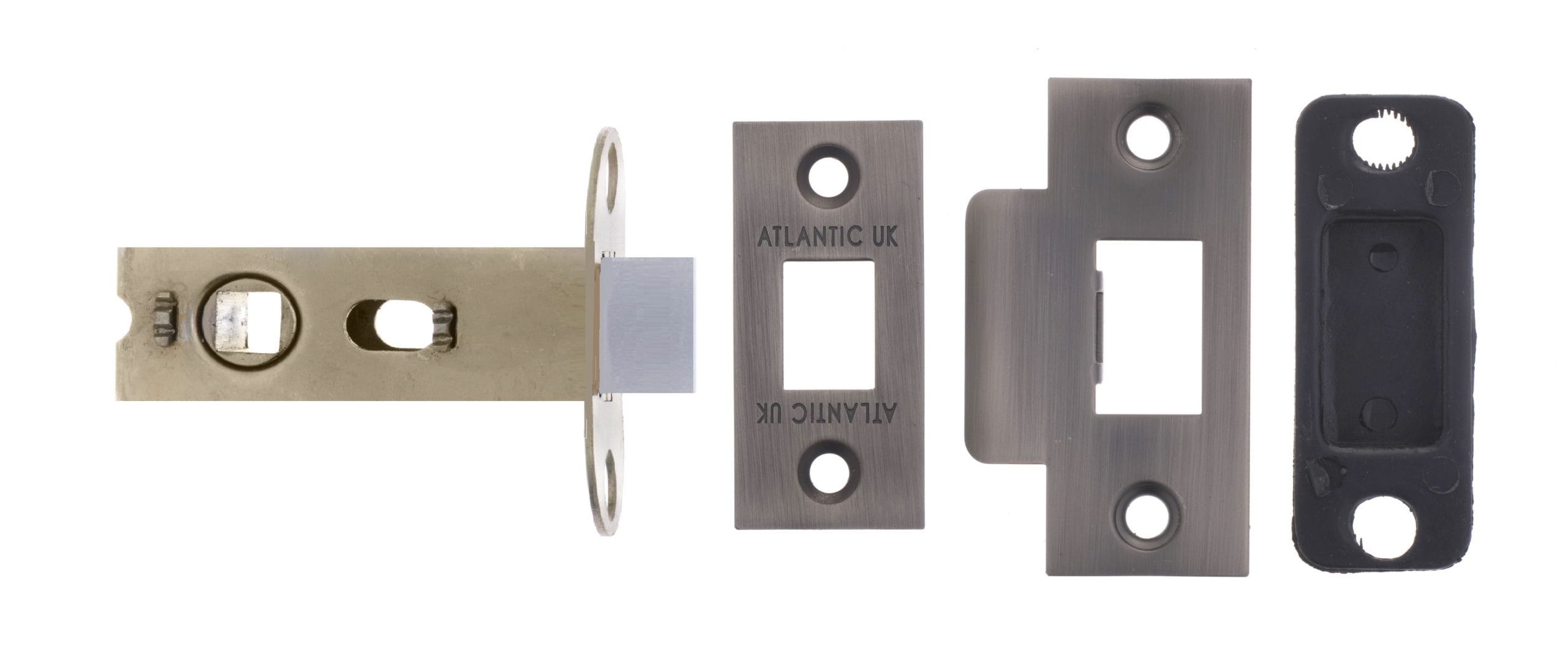 AL25MBN_HiRes-scaled-1.jpg Atlantic Matt Gun Metal Atlantic Bolt Through Tubular Latch 2.5" - (AL25MBN) - Image 1