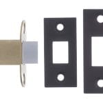 Atlantic Matt Black Atlantic Bolt Through Tubular Latch 2.5" - (AL25MB)