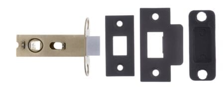 Atlantic Matt Black Atlantic Bolt Through Tubular Latch 2.5" - (AL25MB)