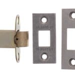 Atlantic Distressed Silver Atlantic Heavy Duty Bolt Through Tubular Latch 3" - (AL3DS)