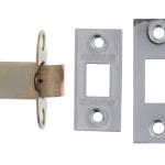 Atlantic Polished Chrome Atlantic Heavy Duty Bolt Through Tubular Latch 3" - (AL3PC)
