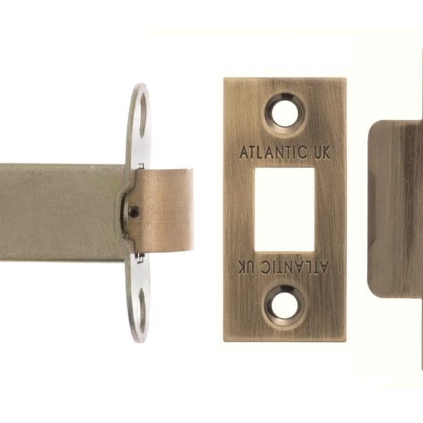 Atlantic Antique Brass Atlantic Heavy Duty Bolt Through Tubular Latch 4" - (AL4AB)