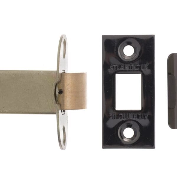 Atlantic Black Nickel Atlantic Heavy Duty Bolt Through Tubular Latch 4" - (AL4BN)