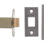 Atlantic Distressed Silver Atlantic Heavy Duty Bolt Through Tubular Latch 4" - (AL4DS)
