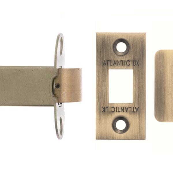 Atlantic Matt Antique Brass Atlantic Heavy Duty Bolt Through Tubular Latch 4" - (AL4MAB)