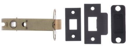 Atlantic Matt Black Atlantic Heavy Duty Bolt Through Tubular Latch 4" - (AL4MB)
